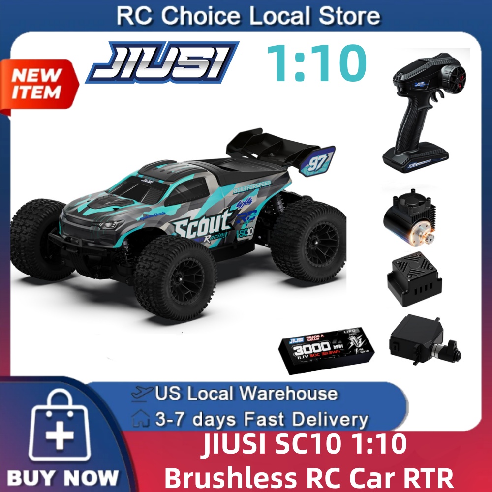 Rc Hobby Grade Truck - JIUSI SC10 1/10 Mobil RC Tanpa