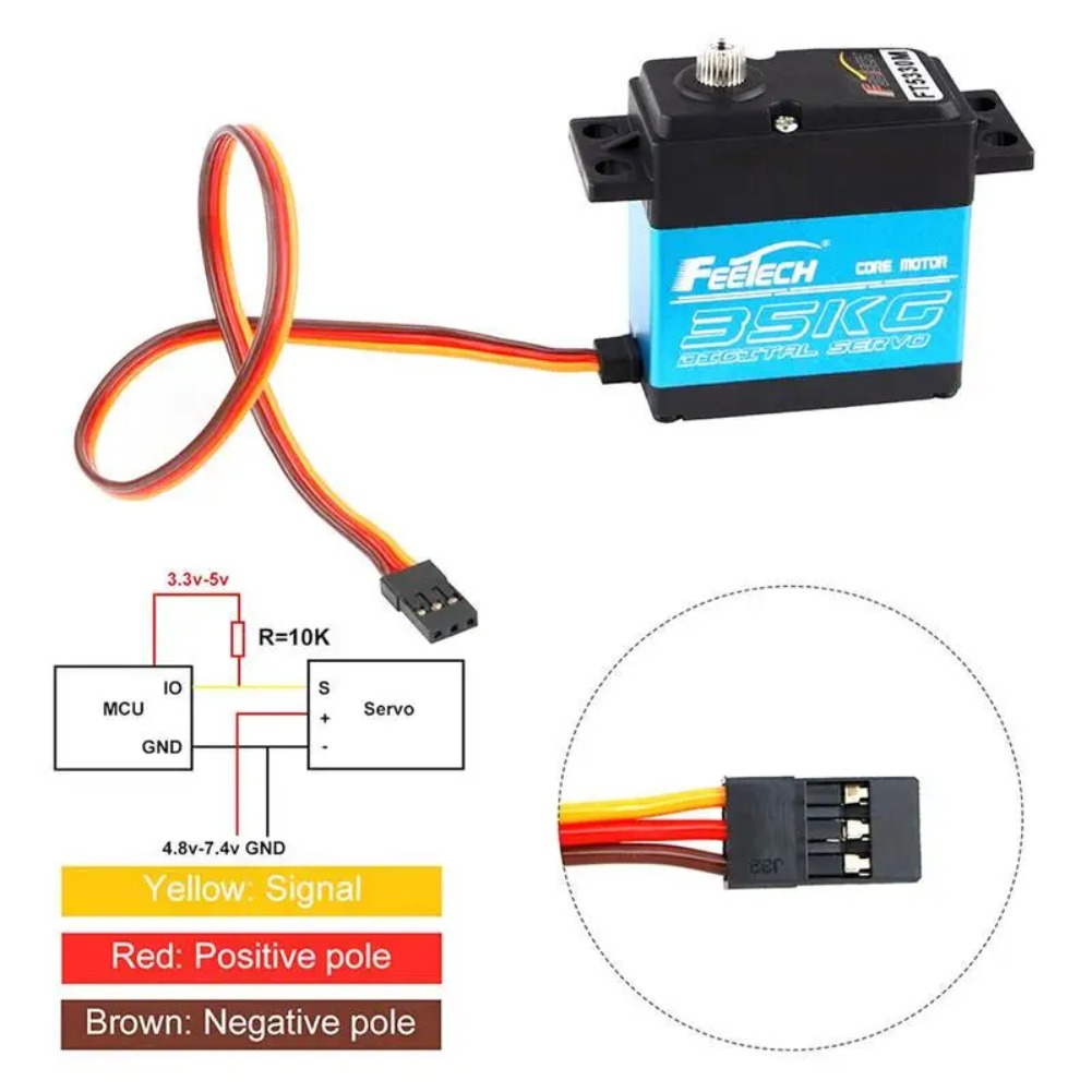 FEETECH FT5330M 35KG Servo Dig - Rc Hobby Shops ulasan dan harga